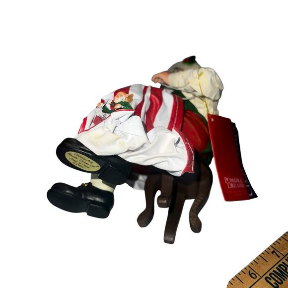 Vintage 2002 Clothtique Possible Dream Santa A Gift to a Nation american flag - Picture 5 of 7